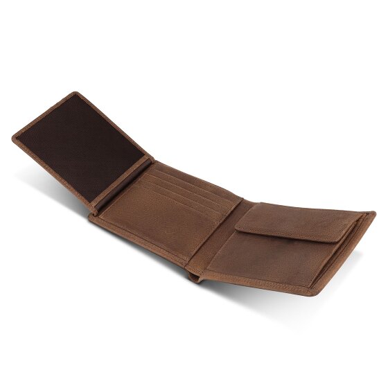 Redolz Leather Essentials QF portemonnee RFID leer 12 cm