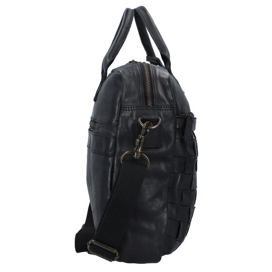Harbour 2nd Urban Poets Blaise Koffer Leer 40 cm Laptop compartiment