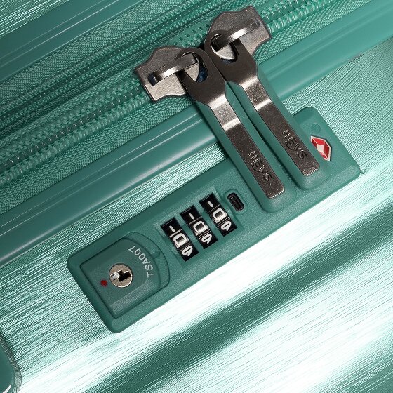 Heys Alumix 4 wielen Cabinewagen S 55 cm met uitbreidingsplooi