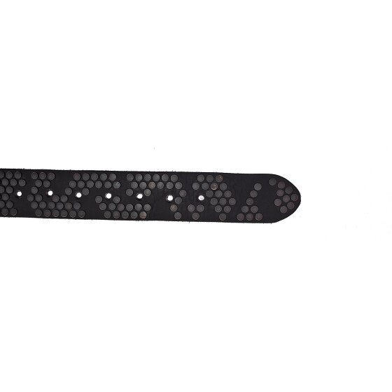 b.belt Studded riem leer