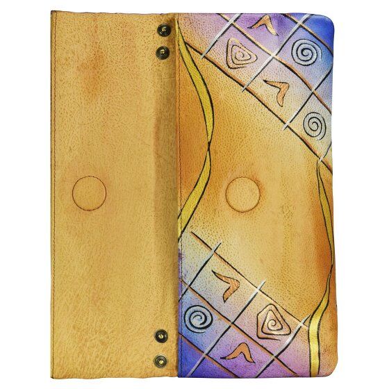 Greenland Nature Art+Craft clutch tasje I leer 30 cm