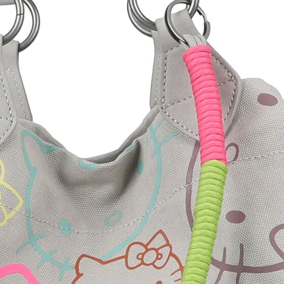 Fritzi aus Preußen Izzy Medium Hello Kitty fritzi  Canvas Shopper Tas 42 cm