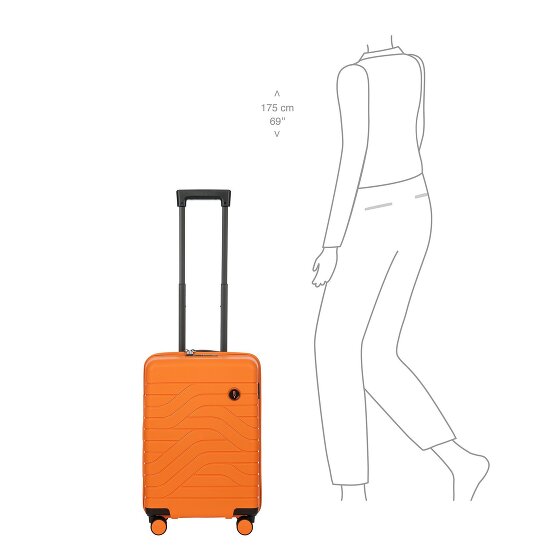 Bric's BY Ulisse 4-wielige cabinewagen 55 cm