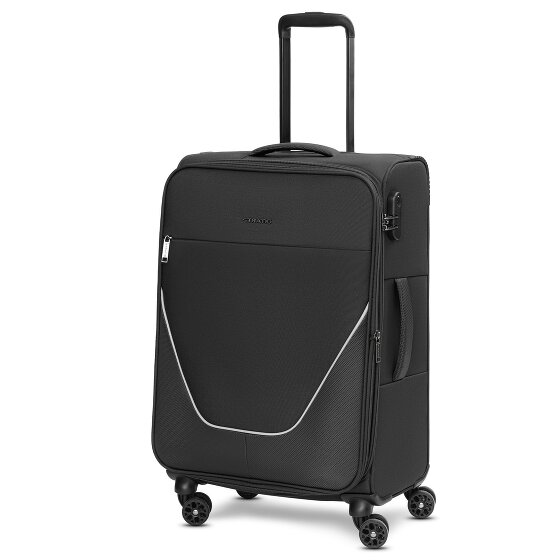 Stratic taska 4-wiel trolley M 65 cm met uitvouwbare plooi