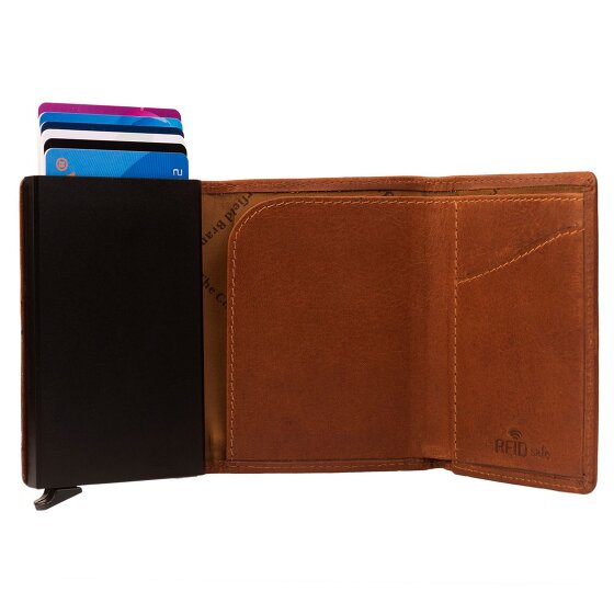 The Chesterfield Brand Wax Pull Up Kredietkaart etui RFID-bescherming Leer 7 cm