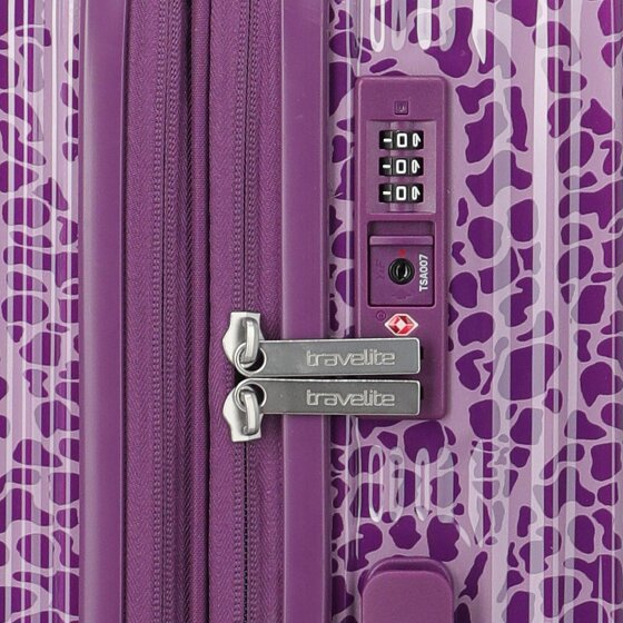 Travelite Lascana Edition 4 wielen Trolley M 65 cm met uitbreidingsplooi