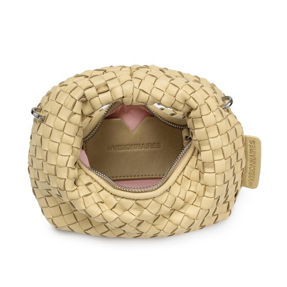 LES VISIONNAIRES Greta Micro weave Handtas Leer 20 cm