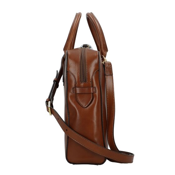 The Bridge Costanza Koffer Leer 36 cm Laptop compartiment