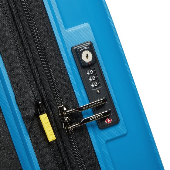 Delsey Paris Lutece Se 4 wielen Cabinewagen 55 cm met uitbreidingsplooi