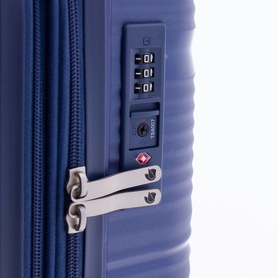 Gladiator 0800 4 wielen Trolley 55 cm met uitbreidingsplooi