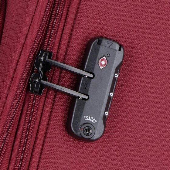 d&n Travel Line 9704 4 wielen Trolley M 68 cm met uitbreidingsplooi