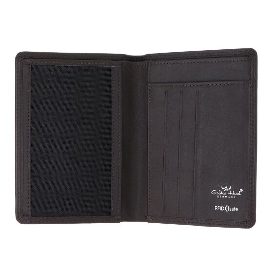 Golden Head Polo Identiteitskaart etui RFID Leer 9 cm