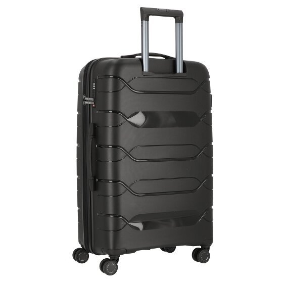 Polestream Strz by Asteroid 4 wielen Trolley L 74 cm met uitbreidingsplooi