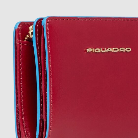 Piquadro Blue Square Portemonnee RFID-bescherming Leer 11 cm