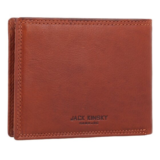 Jack Kinsky Montreal Portemonnee RFID-bescherming Leer 12 cm