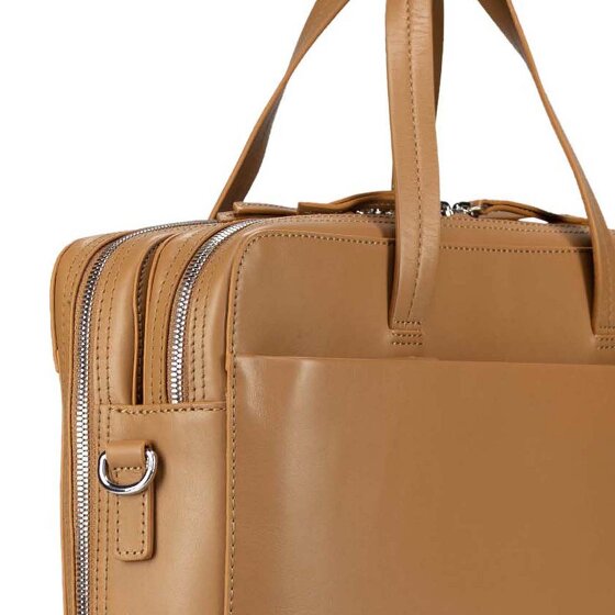 Jost Arva Koffer Leer 36 cm Laptop compartiment