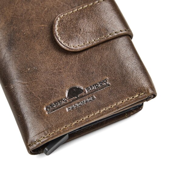 Greenburry Newport Portemonnee RFID-bescherming Leder 9.5 cm