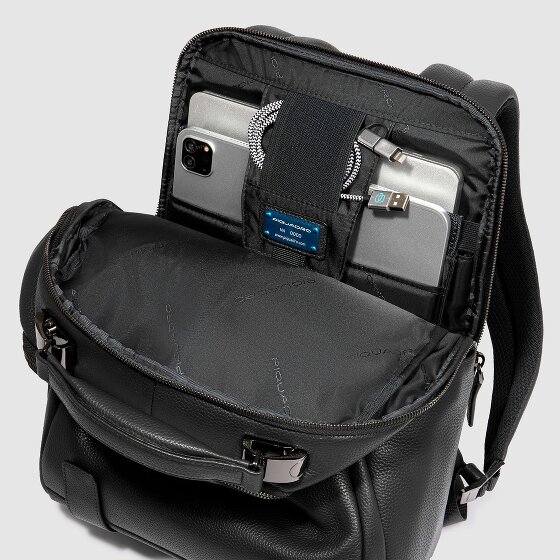 Piquadro Modus Special Dagrugzak Leer 37 cm Laptop compartiment