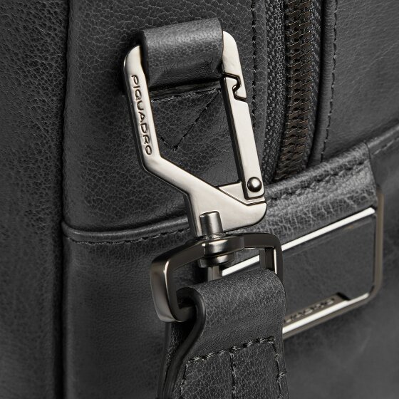 Piquadro Solm Koffer Leer 42 cm Laptop compartiment