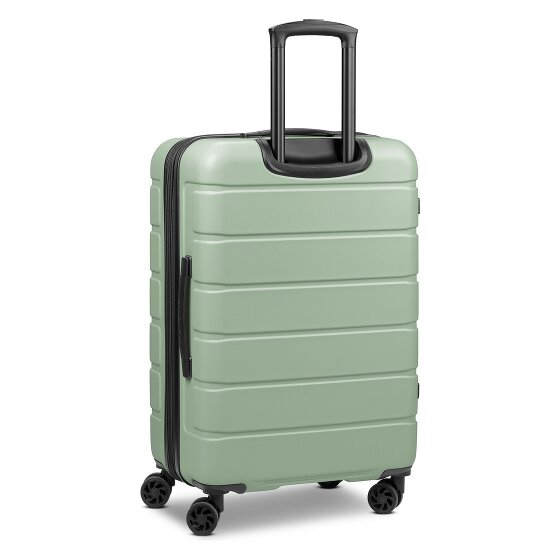 Saxoline Miami 4 wielen Trolley M 65 cm met uitbreidingsplooi