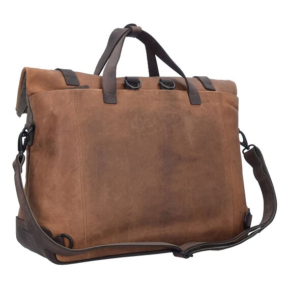 Harold's Twister aktetas leer 49 cm Laptopvak
