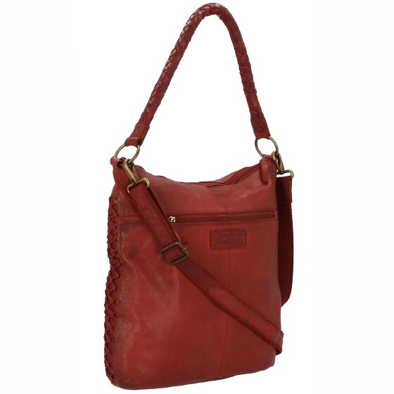 Greenland Nature Femi & Nine Leren Schoudertas 39 cm