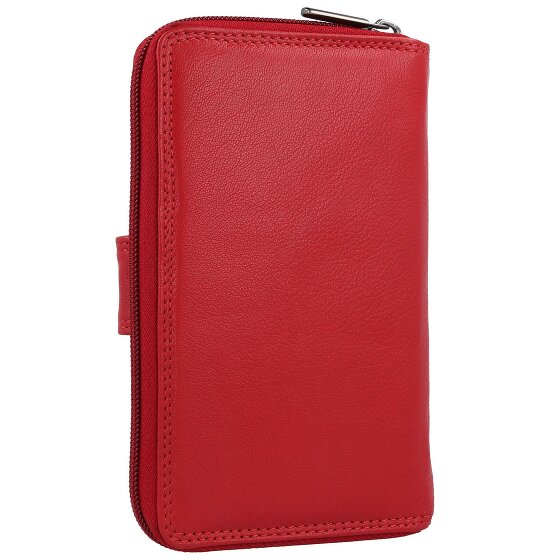 mano Donna Giulia Leren Portemonnee 10,5 cm