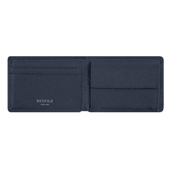 Redolz Leather Essentials QF kleine portemonnee RFID leer 10,5 cm