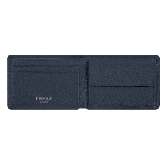 Redolz Leather Essentials QF kleine portemonnee RFID leer 10,5 cm