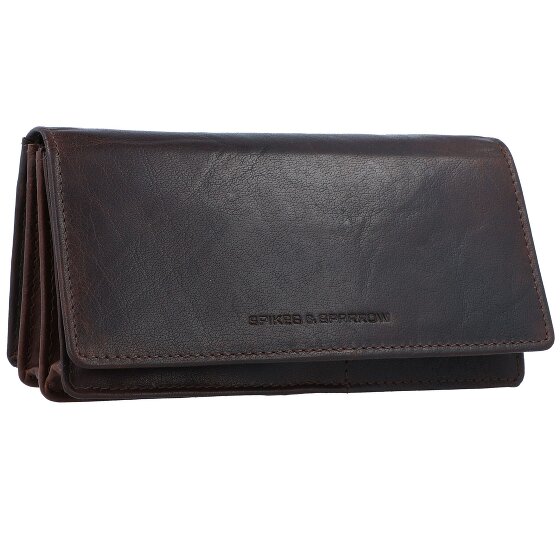 Spikes & Sparrow Portemonnee RFID Leer 17 cm