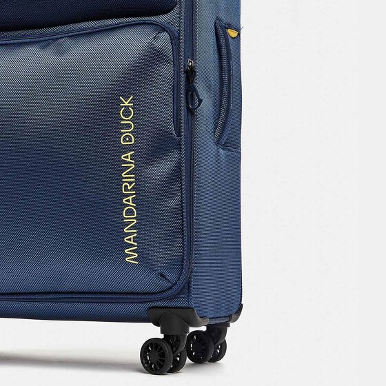 Mandarina Duck Zephyr 4 wielen Trolley L 78 cm met uitbreidingsplooi