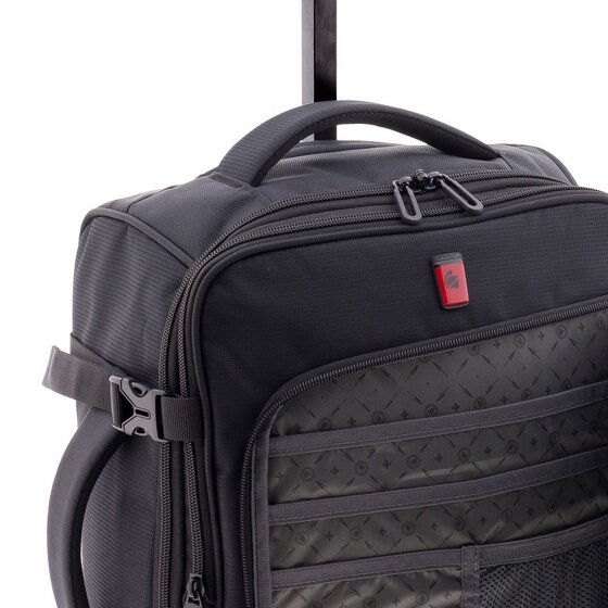 Gladiator 1400 2 wielen Rugzak trolley 40 cm Laptop compartiment met uitbreidingsplooi