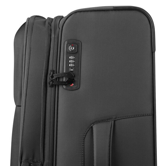 Pack Easy GoUp 4 wielen Trolley M 65 cm met uitbreidingsplooi