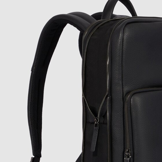 Piquadro Modus Dagrugzak Leder 37 cm Laptopvak