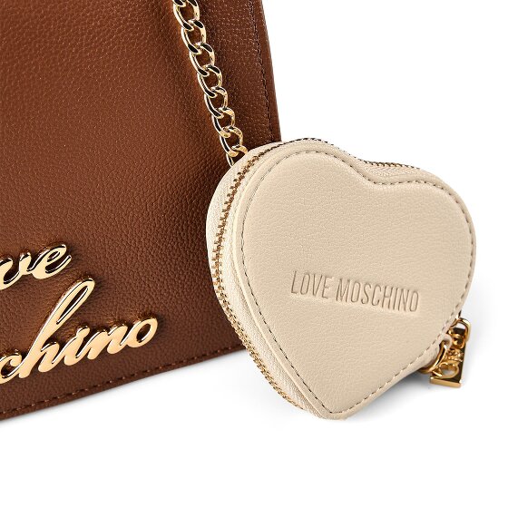 Love Moschino Heart Charm Handtas Leer 21 cm