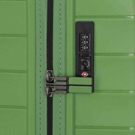 Travelite Mooby 4 wielen Kofferset 3-delig met uitbreidingsplooi