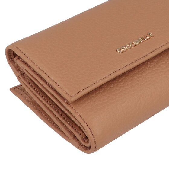 Coccinelle Metallic Zacht Portemonnee Leer 14 cm