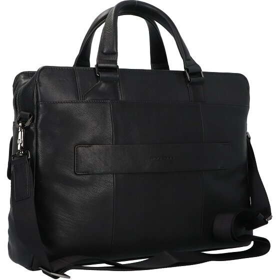 Piquadro Kobe Briefcase 40 cm lederen laptopvak Piquadro Kobe Briefcase 40 cm lederen laptopvak