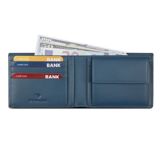 Roncato Detroit Portemonnee RFID-bescherming Leer 12 cm