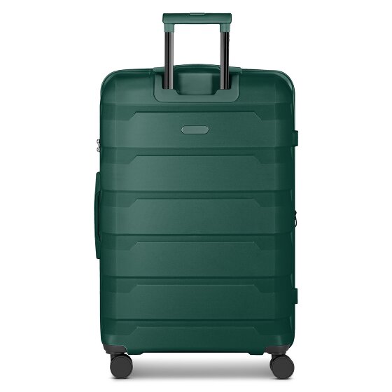 d&n South Dakota 4 wielen Trolley L 76 cm met uitbreidingsplooi