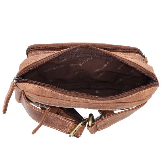Greenburry Vintage heuptasje leer 20 cm