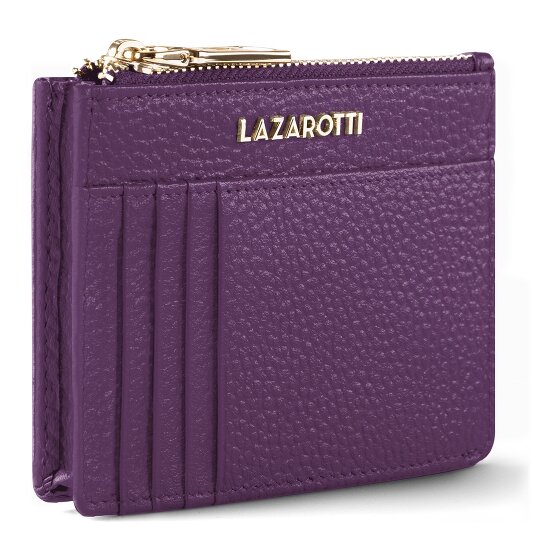 Lazarotti Bologna Leren sleutelhanger Kaarthouder leer 11,5 cm met air tag compartiment