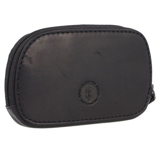 Greenburry Pure Black Sleutel portemonnee Leer 12 cm