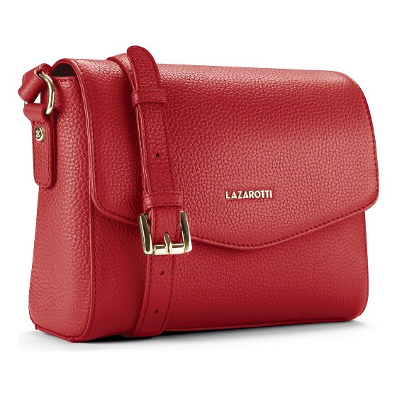 Lazarotti Bologna Leren Crossbody schoudertas leer 22 cm