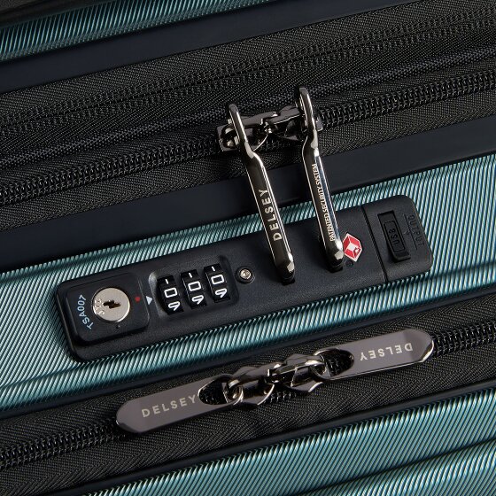 Delsey Paris Shadow 5.0 4-wiel cabine trolley 55 cm laptopvak met uitbreidingsplooi