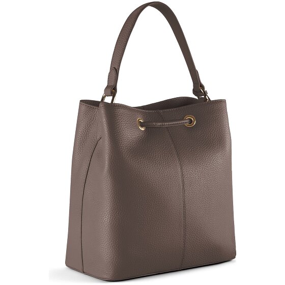 Lazarotti Bologna leeren crossbody-buideltas, leer, 25 cm
