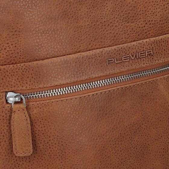 Plevier Urban Dagrugzak Leer 43 cm Laptop compartiment