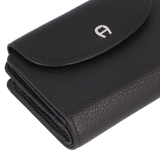 AIGNER Portemonnee RFID-bescherming Leer 14 cm