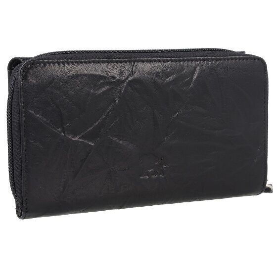 mano Donna Aurona Portemonnee RFID Leer 18 cm