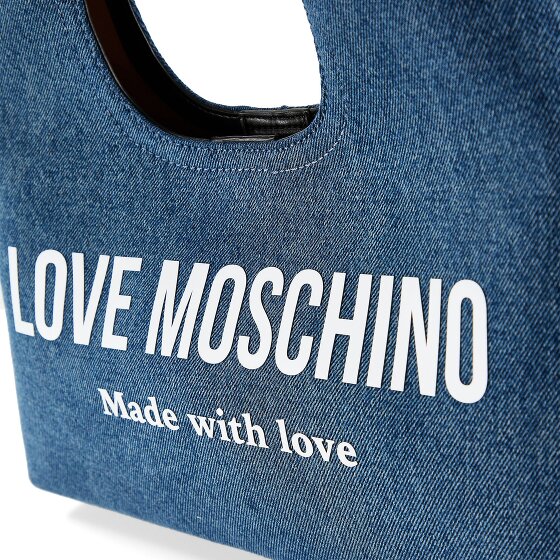 Love Moschino Denim Signature Love Schoudertas 34 cm